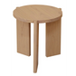 Side Table Apollo Round Solid Timber - Natural - Furniture