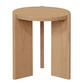 Side Table Apollo Round Solid Timber - Natural - Furniture