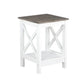 Side Table Coastal - White and Grey - Furniture