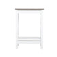 Side Table Coastal - White and Grey - Furniture