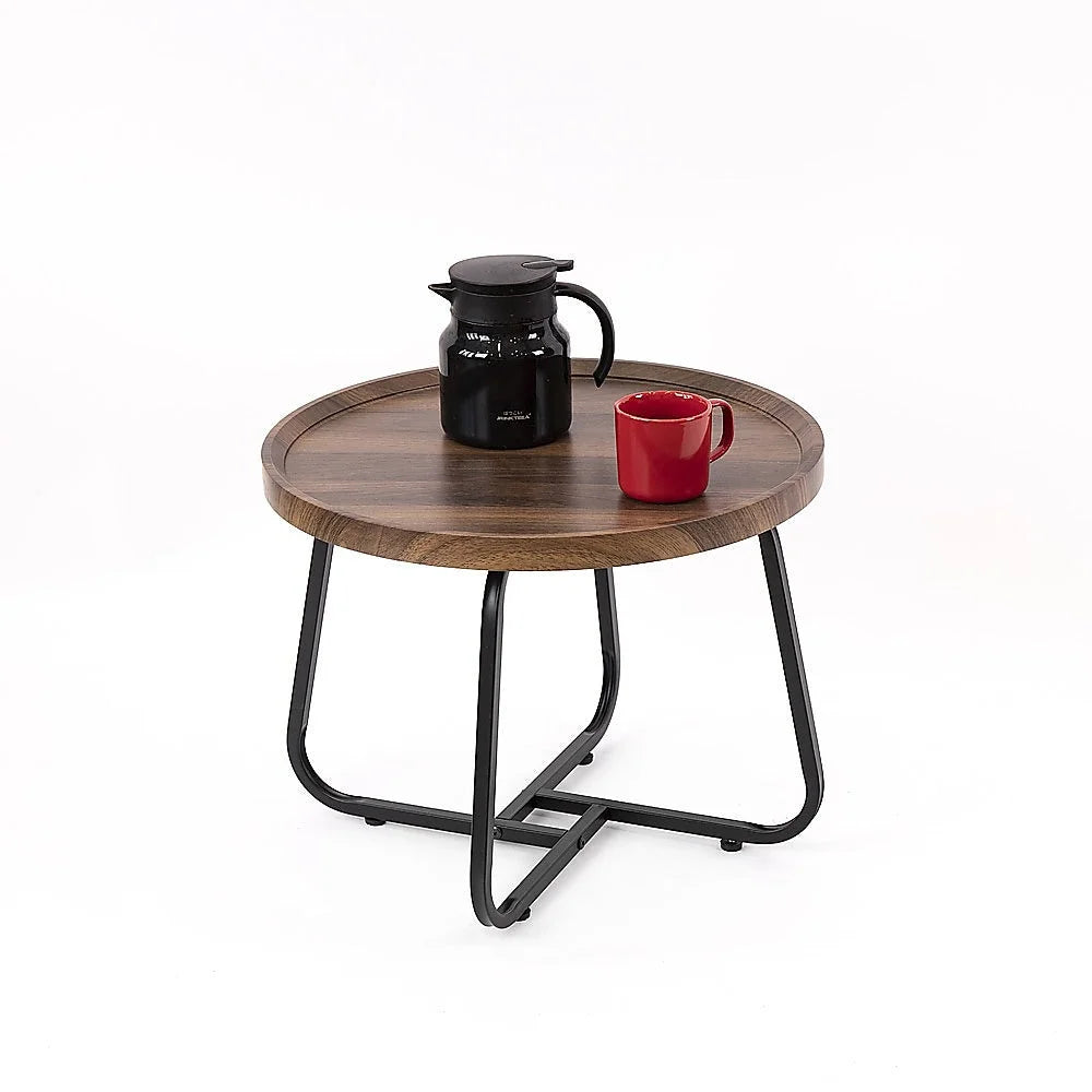 Side Table for Living Room - Round Coffee Table - Furniture