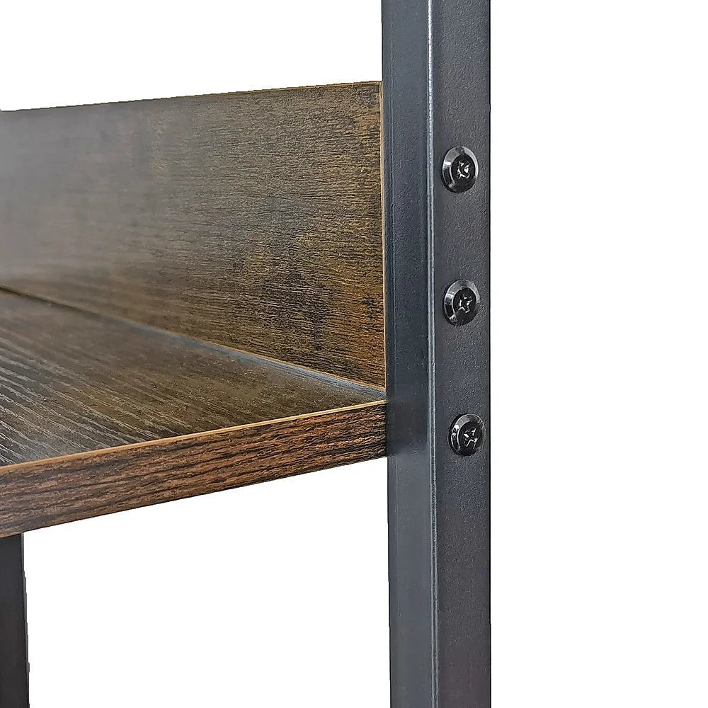 Side Table Sofa End Wooden Shelf Couch Living Nightstand