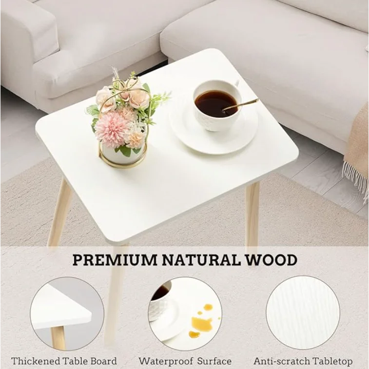 Side Table White - Furniture > Living Room > Side Tables