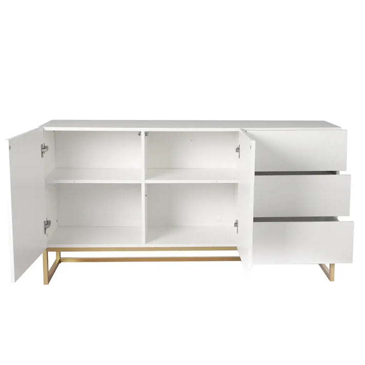 Sideboard Buffet Cabinet with Automatic Spring Drawers