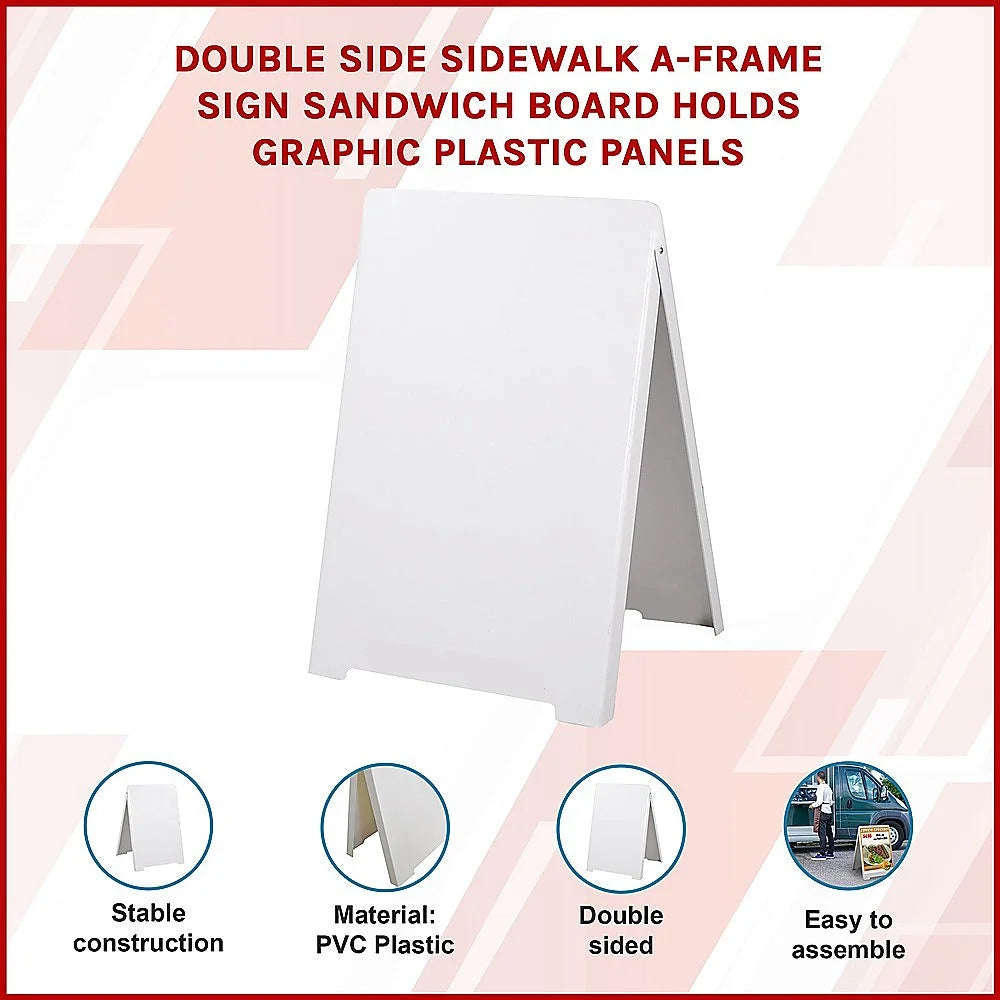 Sidewalk A-Frame Sign Double-Sided Sandwich Board