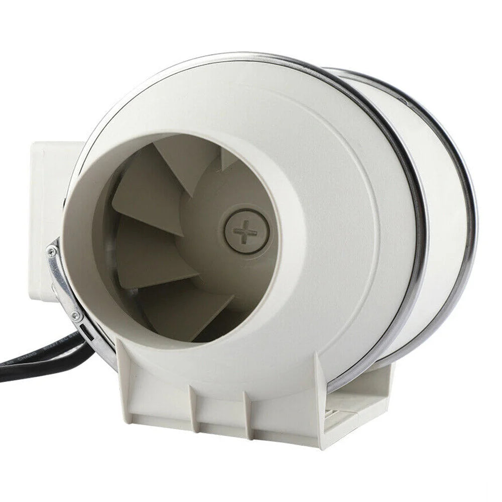 Silent extractor fan with shape details and included parts