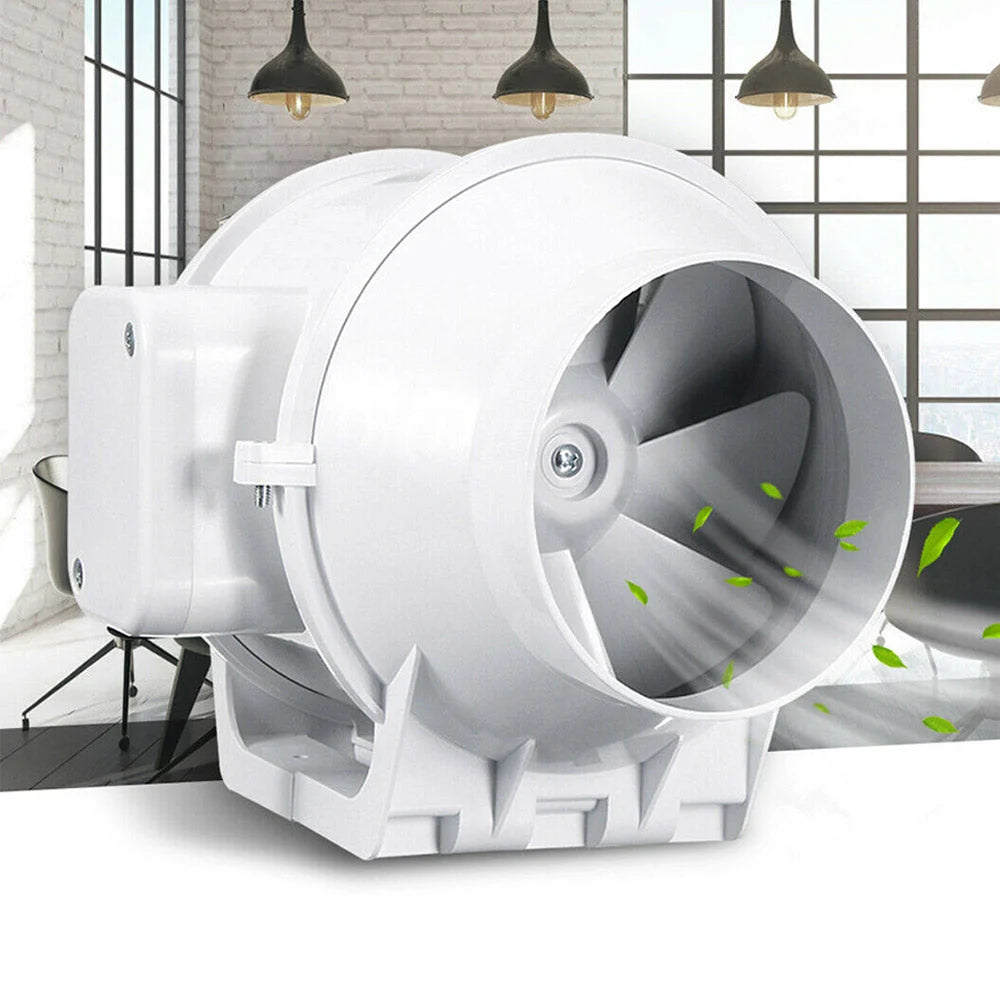 Silent Extractor Fan Duct 4 Hydroponic Inline Exhaust Vent
