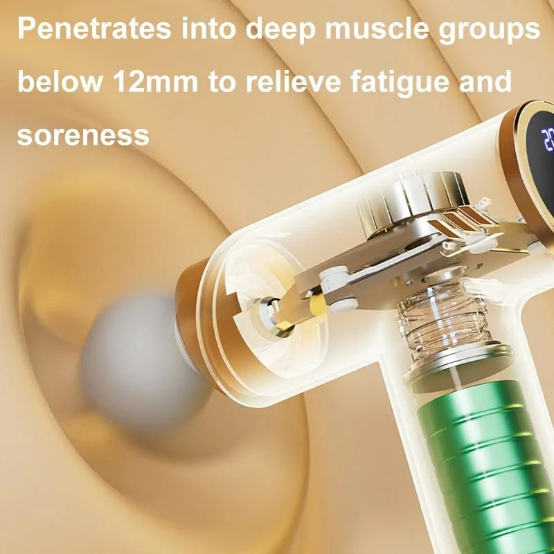 Silent Fascia Gun For Muscle Relaxation - High Frequency