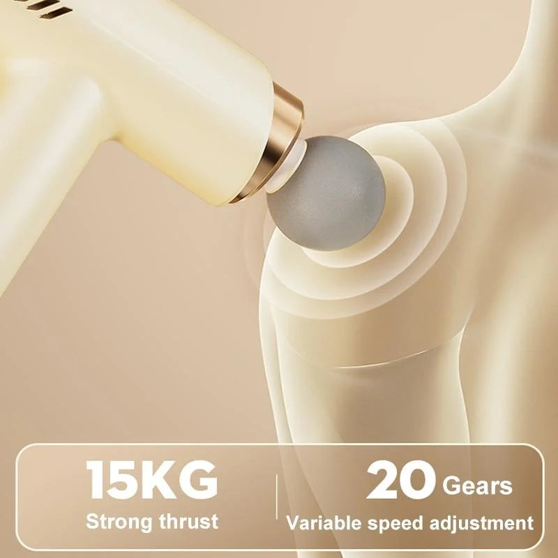 Silent Fascia Gun For Muscle Relaxation - High Frequency