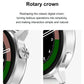 Silicone Band Smart Watch With Colour Screen - Black