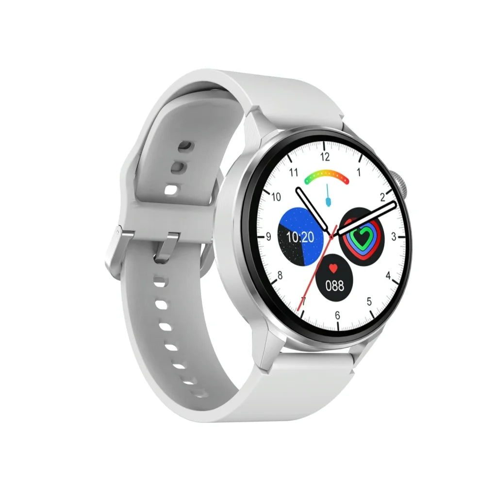 Silicone Band Smart Watch With Colour Screen - Pink