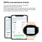 Silicone Band Smart Watch With Colour Screen - Silver