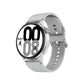 Silicone Band Smart Watch With Colour Screen - Silver