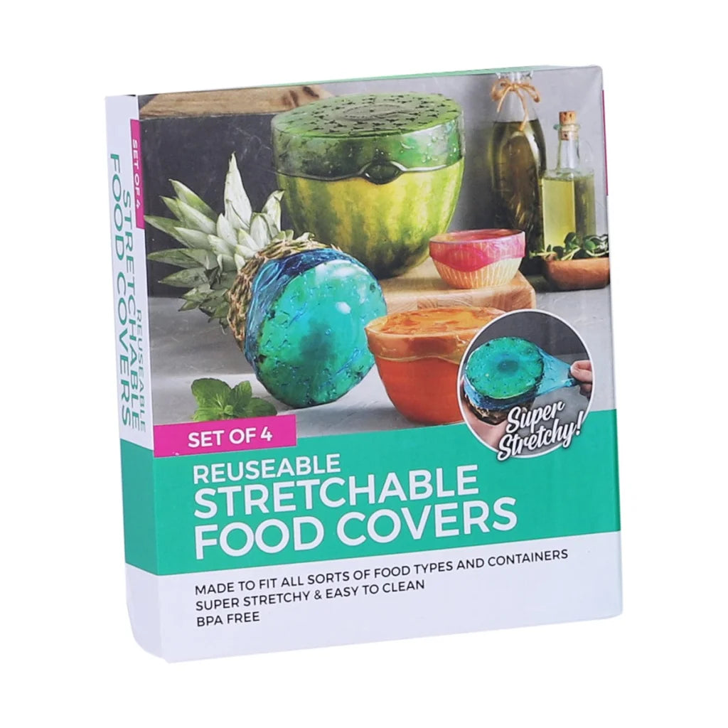 Silicone Reusable Bubbly Stretch Lids 4 pk - Home & Garden