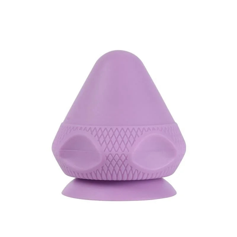 Silicone Suction Cup Muscle Massage Ball - Blue - Health &