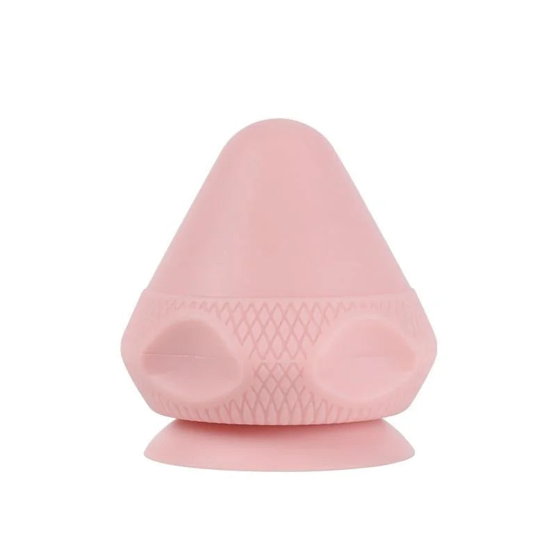 Silicone Suction Cup Muscle Massage Ball - Pink - Health &