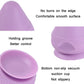 Silicone Suction Cup Muscle Massage Ball - Purple - Health