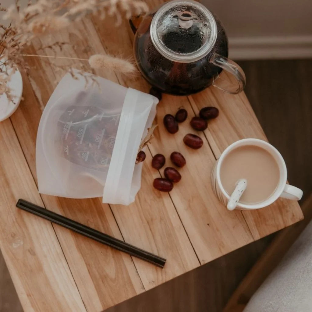 Silicone Zip Lock Food Pouch Bundle - 4 Sizes - Home &