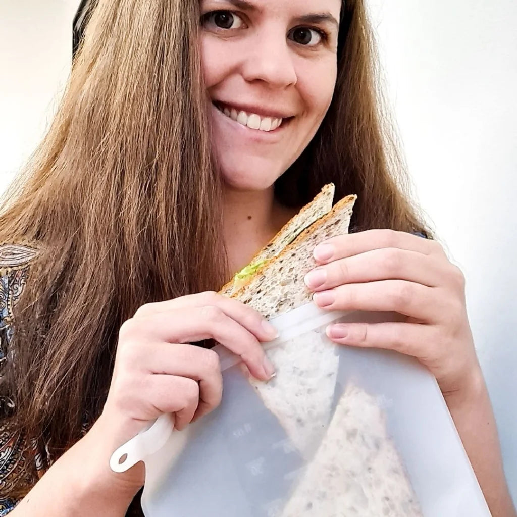 Silicone Zip Lock Food Pouch Bundle - 4 Sizes - Home &