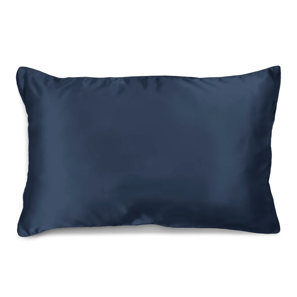 SILK PILLOWCASE Navy - 51X76CM - Home & Garden