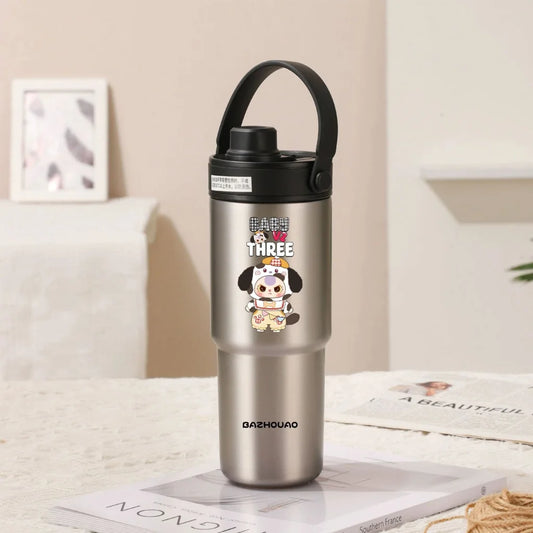 Silver Baby 3 30oz Ceramic Lined Insulated Tumbler