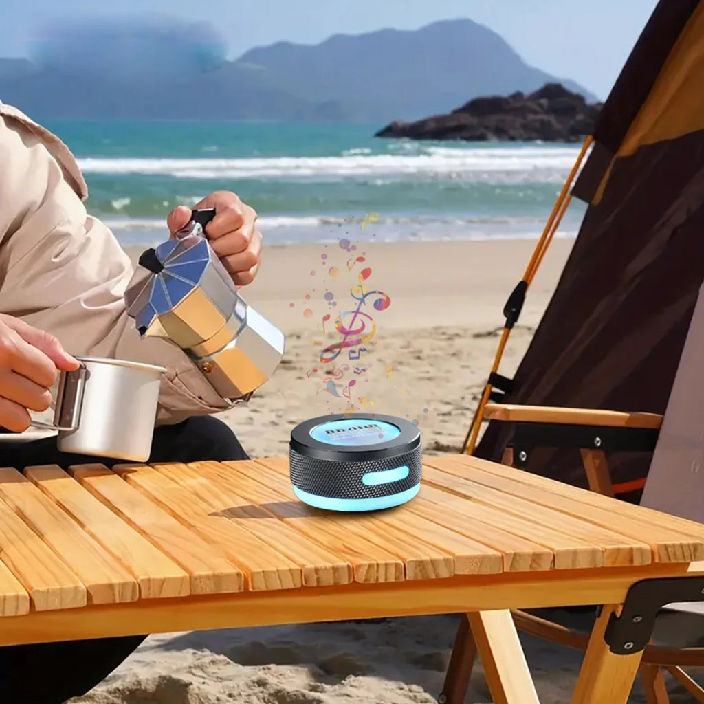 Silver Bone Conduction Vibration Bluetooth Speaker - TWS