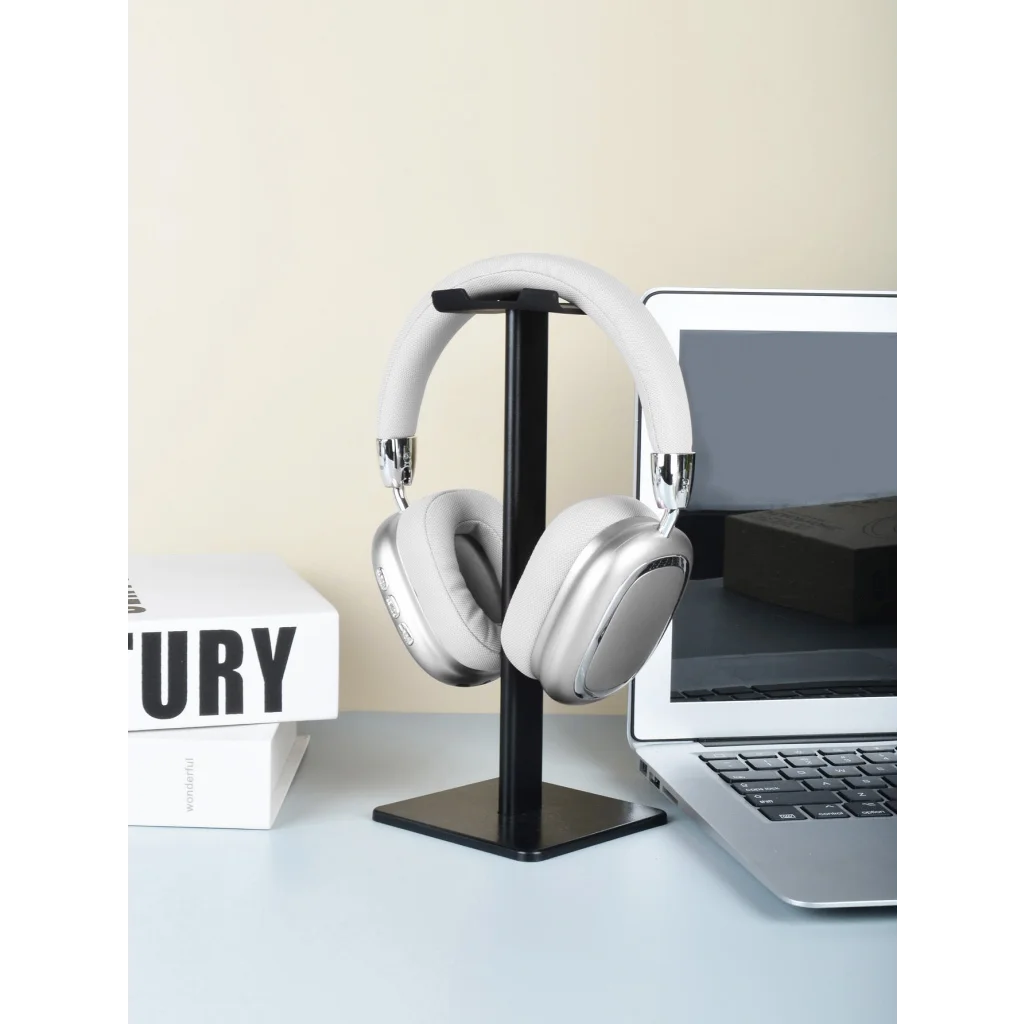 Silver Comfortable Bluetooth Over-Ear Headphones - Soft