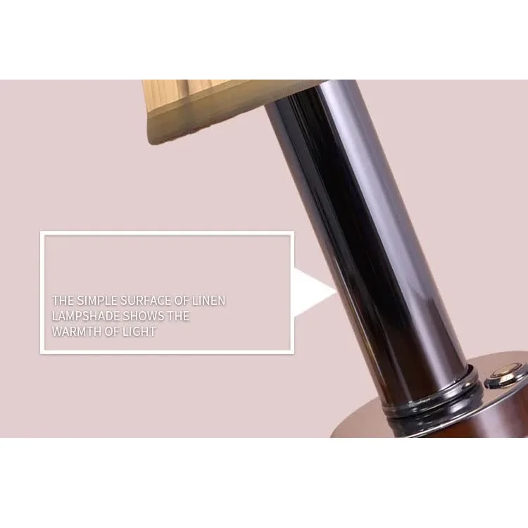 Silver Creative LED Rechargeable Table Lamp | 3 Adjustable