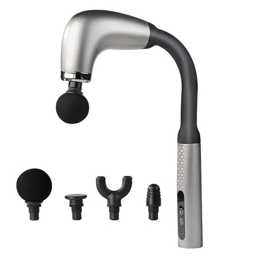 Silver Electric Elbow Fascia Gun for Body/Head Relief