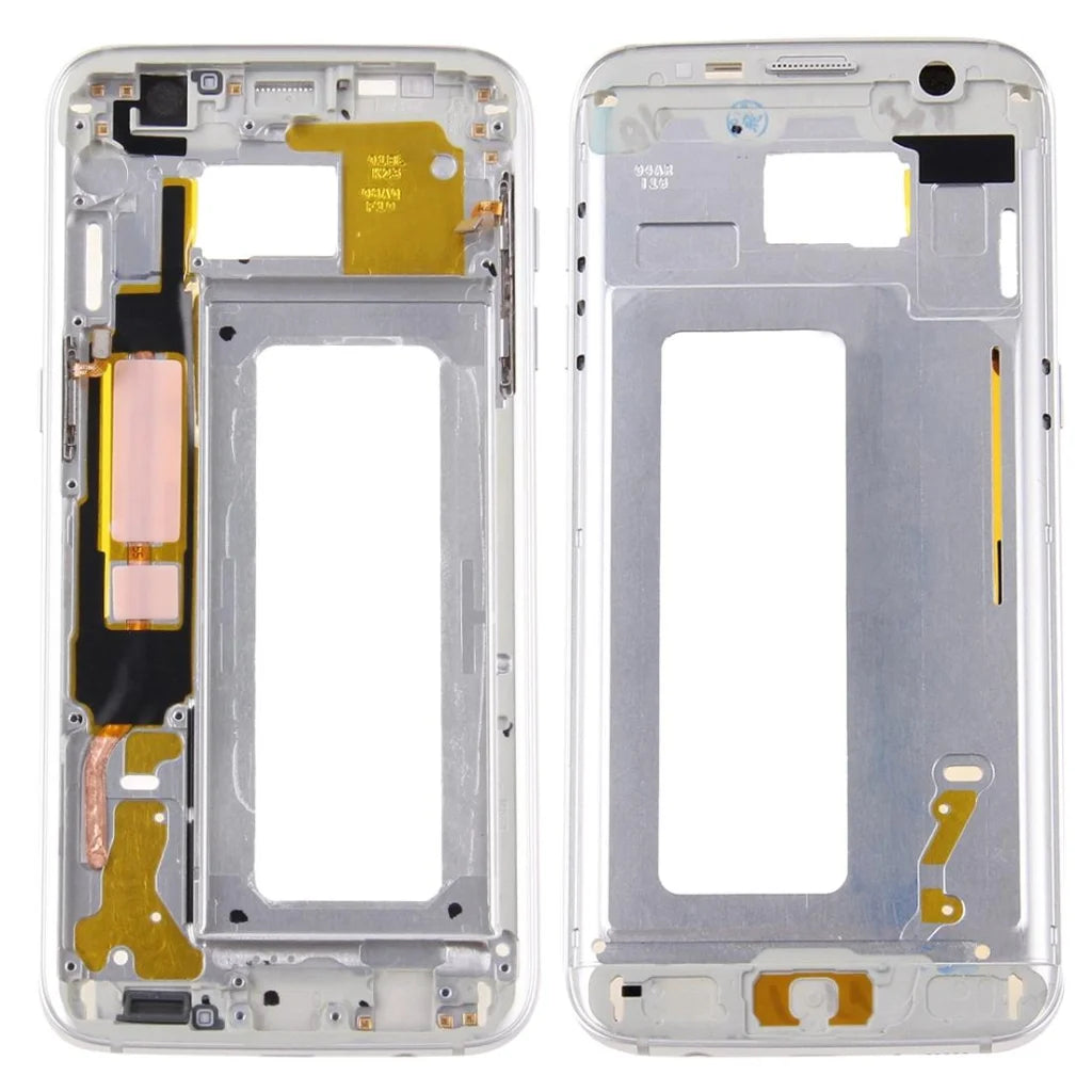 Silver Front Housing Lcd Frame Bezel For Galaxy S7 Edge-1915196597004800006