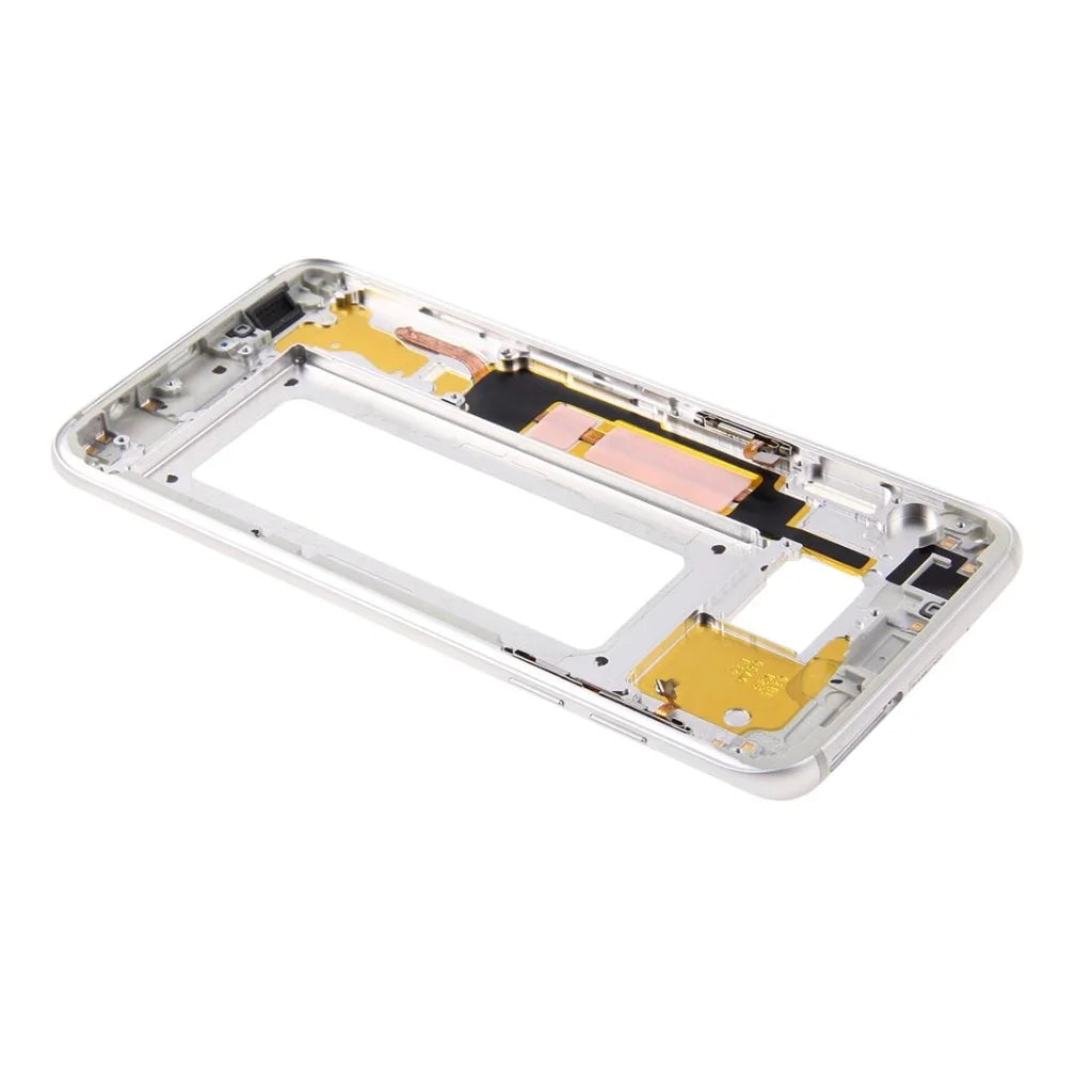 Silver Front Housing LCD Frame Bezel For Galaxy S7 Edge