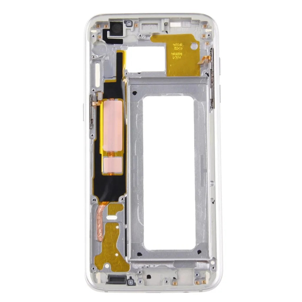 Silver Front Housing LCD Frame Bezel For Galaxy