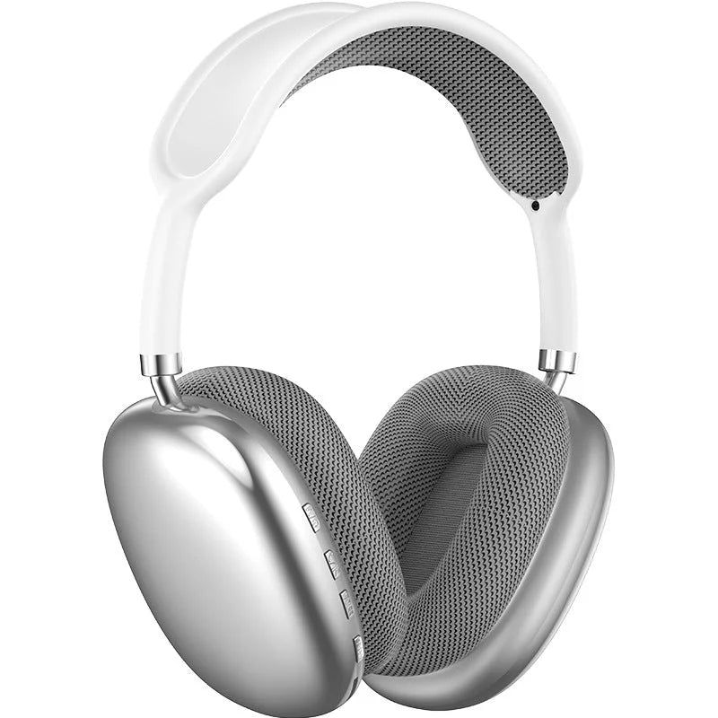 Silver Immersive 3D Audio Headphones - Wireless Over-Ear