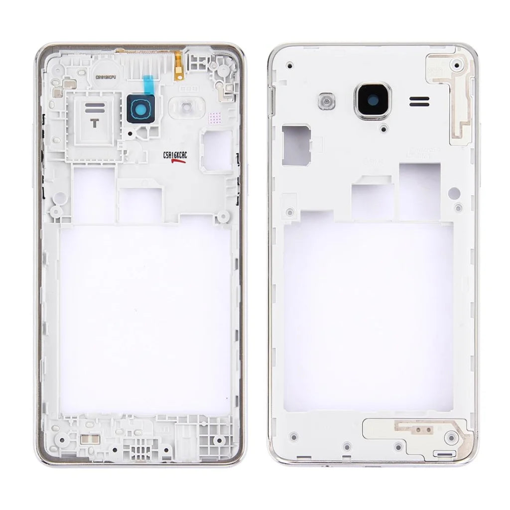Silver Middle Frame Bezel For Galaxy On5 Double Card Version-1915196596094636038