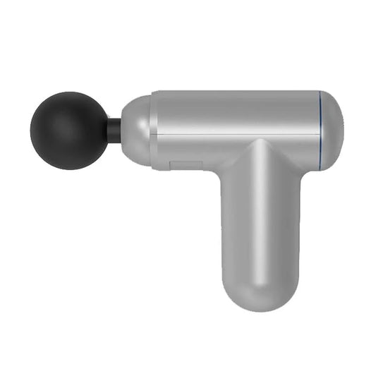 Silver Mini Vibrating Fascia Massage Gun - Health & Beauty