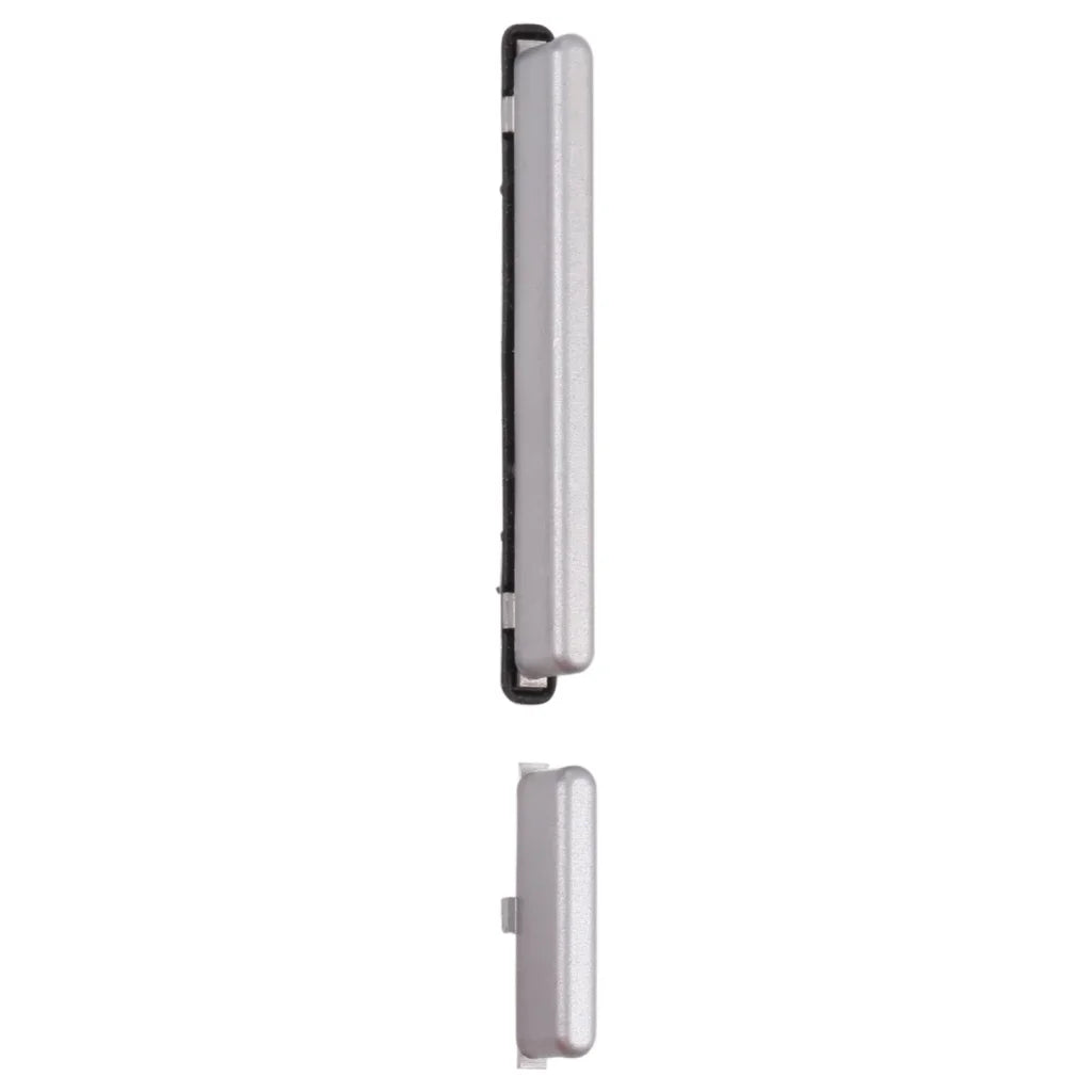 Silver Power and Volume Buttons For Samsung Galaxy