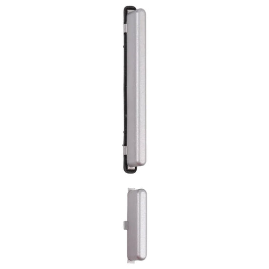 Silver Power and Volume Buttons For Samsung Galaxy
