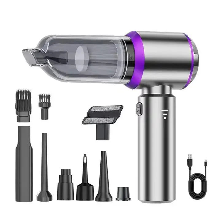 Silver Purple ST-6653Plus Cordless Handheld Vacuum Cleaner