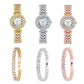 Silver Roman Diamond Women Quartz Watch - Fashion > Women’s