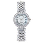Silver Roman Diamond Women Quartz Watch - Fashion > Women’s