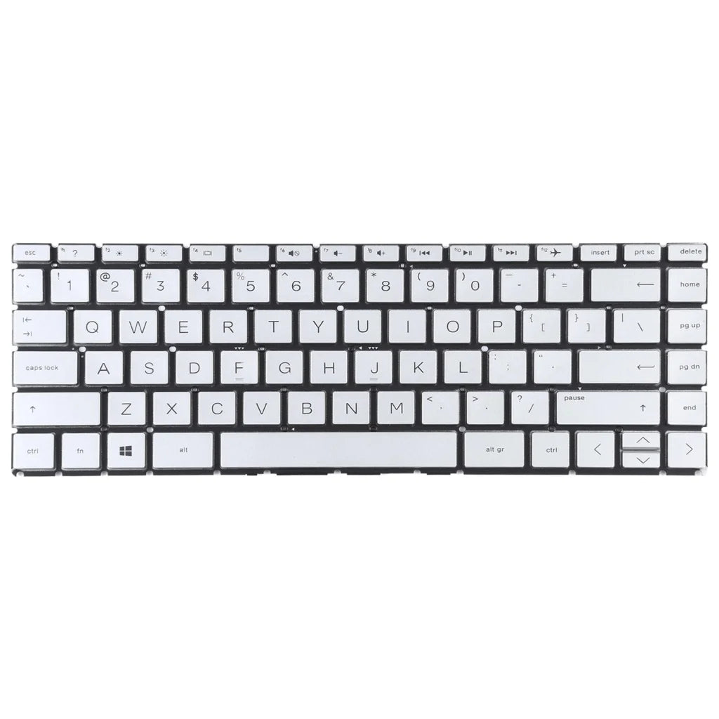 Silver Us Keyboard For Hp Pavilion 14 Inch