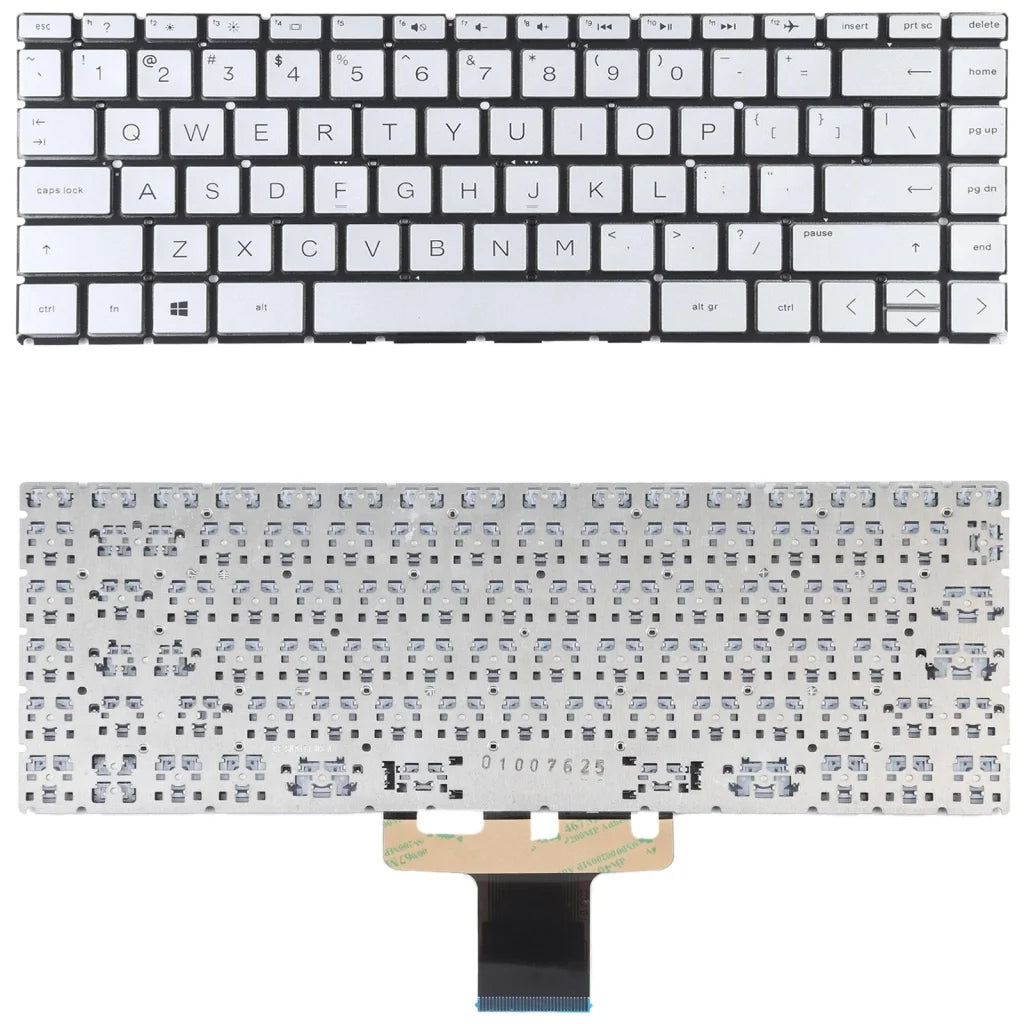 Silver Us Keyboard For Hp Pavilion X360 14-Inch-1915196599957590016