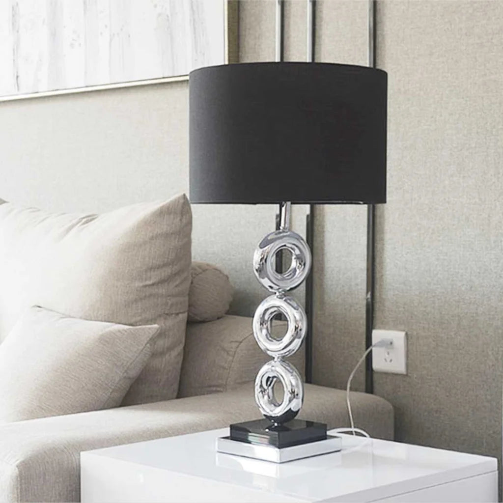 Simple Industrial Style Table Lamp Metal Base Desk Lamp - Premium