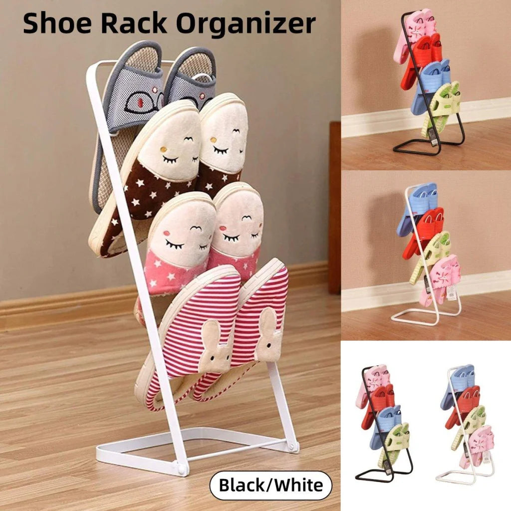 Simple Multi Layer Slipper Storage Rack Organizer for Home