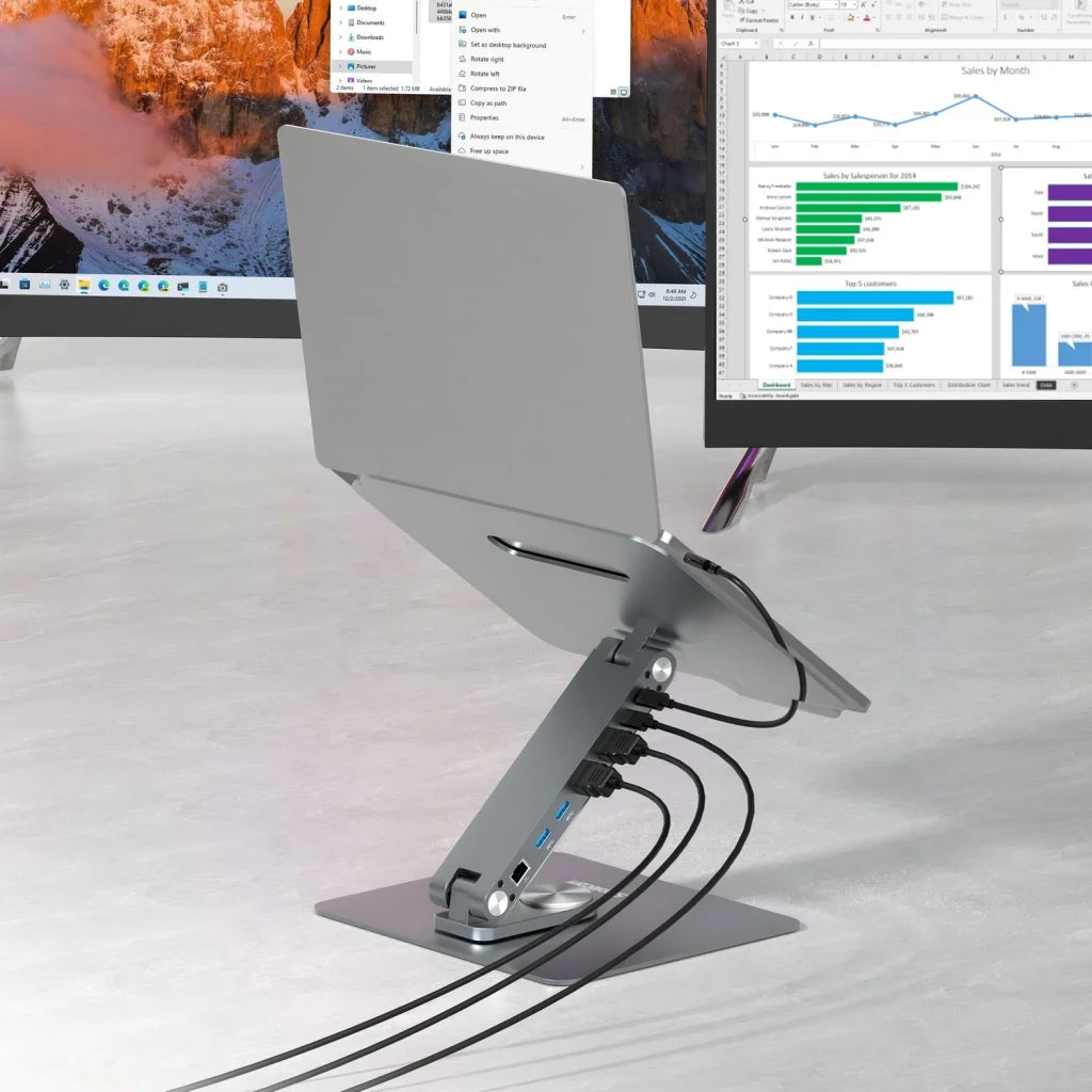Simplecom CHT660 Adjustable Aluminium Laptop Stand