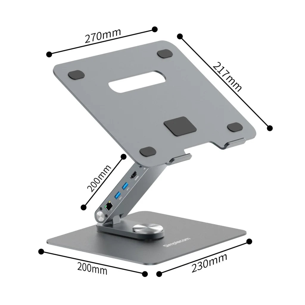 Simplecom CHT660 Adjustable Aluminium Laptop Stand