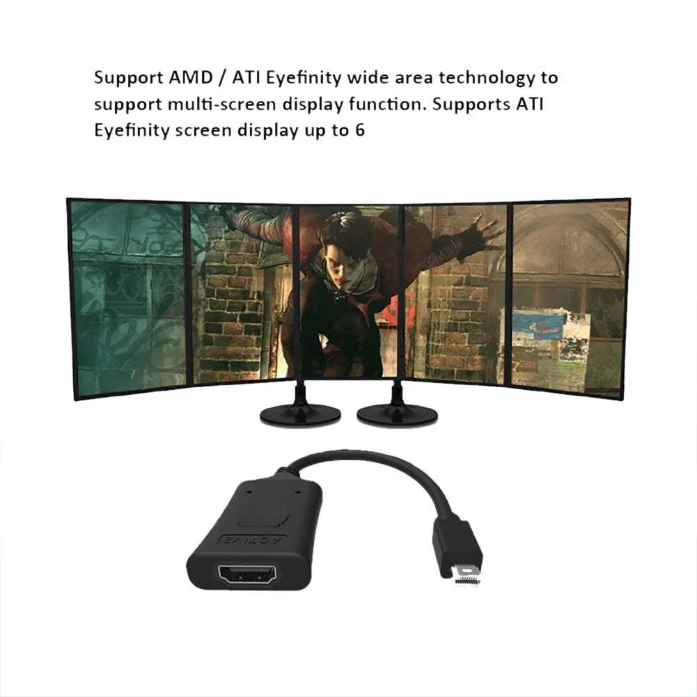 Simplecom DA101 Active MiniDP to HDMI Adapter 4K UHD