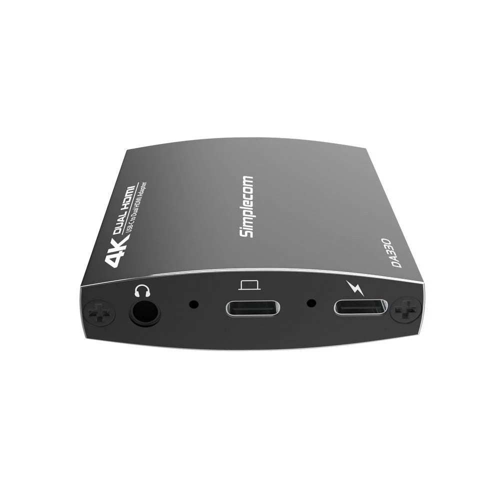 Simplecom DA330 USB-C to Dual HDMI MST Adapter 4K@60Hz