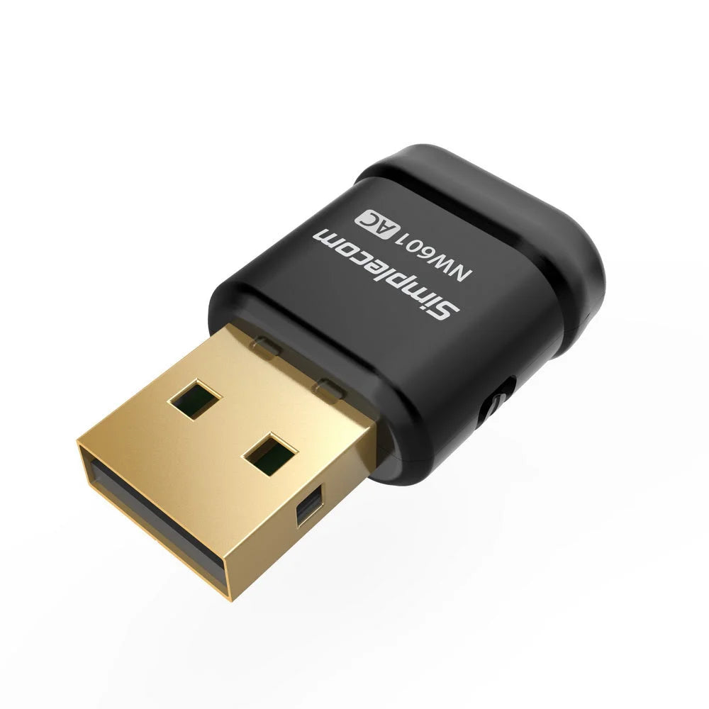 Simplecom NW601 AC600 Mini WiFi Dual Band Wireless USB