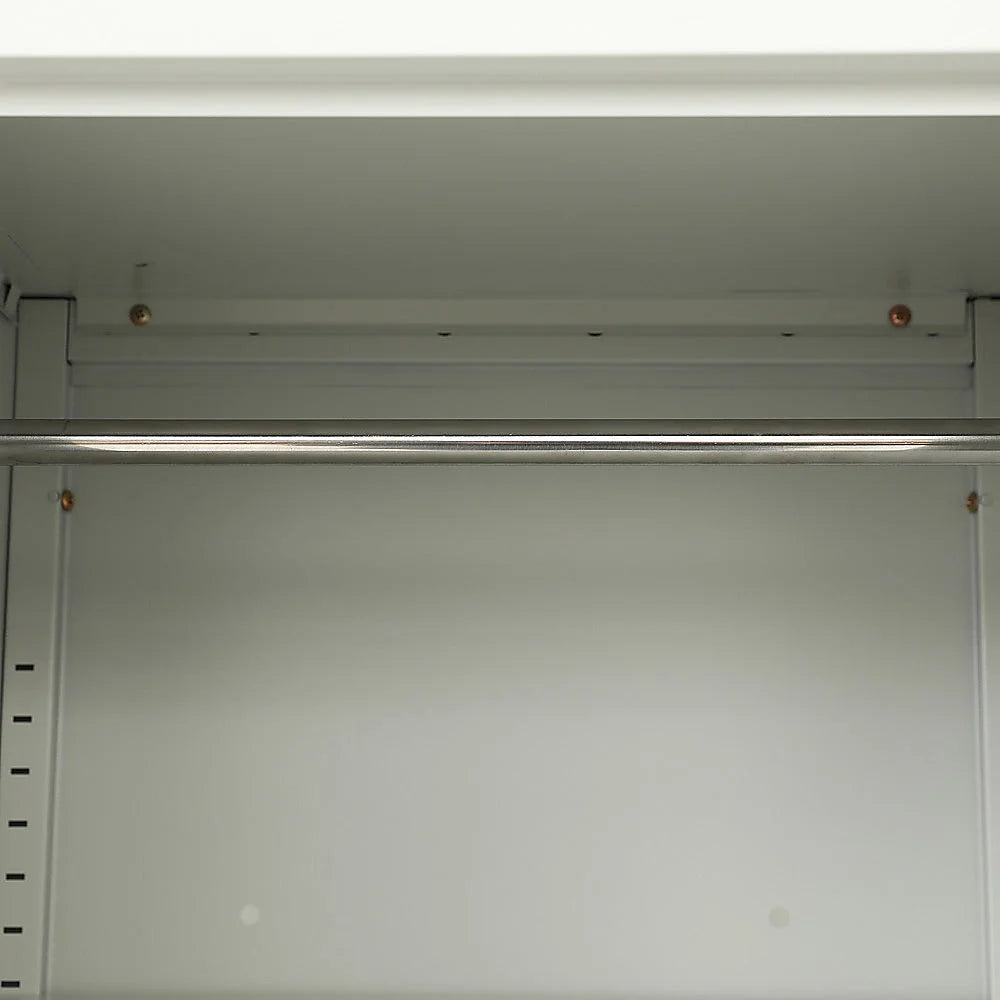 Single-Door Metal Tall Cabinet Shelf Storage for Home